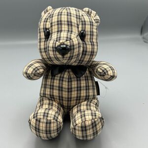 Kinlock Anderson Scotland Plaid Plush Sitting Teddy Bear Stuffed Animal Tartan